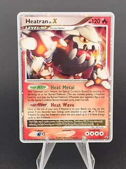 Heatran LV.X DP31 Black Star Promo Pokemon Card Holo Foil Rare - Image 1