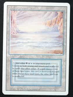 Underground Sea Magic Card Dual Land Revised MTG Reserved List - Image 3