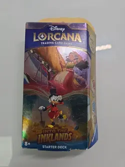 Disney Lorcana Trading Card Game Into the Inklands Starter Deck Ruby & Sapphire - Image 1
