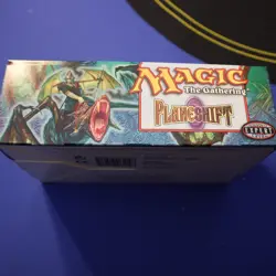 MTG: PLANESHIFT SET empty Booster Pack display box, NO CARDS, 2001 VG+ cond - Image 2