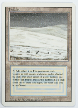 Tundra Magic Card Dual Land Revised MTG Reserved List - Image 1