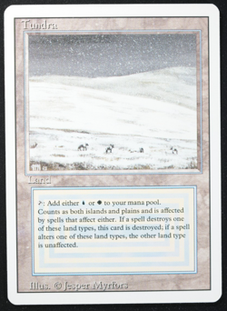 Tundra Magic Card Dual Land Revised MTG Reserved List - Image 3