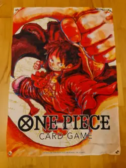 One Piece Card Game Fabric Poster New Unused Promo Store Decoration 82cm X 59cm - Image 1
