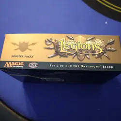 MTG: LEGIONS SET empty Booster Pack display box, NO CARDS, 2003 VG+ cond - Image 2