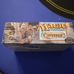 MTG: ODYSSEY SET empty Booster Pack display box, NO CARDS, 2001 VG+ cond - Image 2