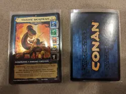 Conan CCG TCG Rare Giant Serpent Foil Promo Card TK302 - Image 3