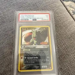 2004 Pokemon Card - EX Team Rocket Returns - Dark Tyranitar - #20/109 - PSA 6 - Image 1