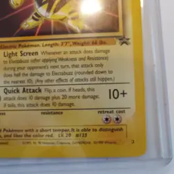 Electabuzz #2 LP+ First Movie WB Black Star Promo Pokemon TCG Trading Card - Image 5