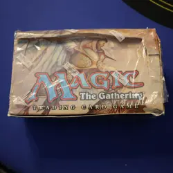 MTG: URZA"S SAGA SET empty Booster Pack display box, NO CARDS, VG+ cond #2 - Image 1