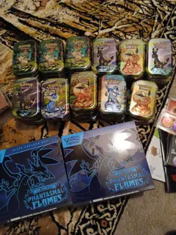 Pokemon Box Sets (Packs Are Not Included) 32 Tins With Card And Coin Included - Image 3