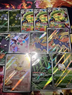 Pokemon Mega Evolution/Phantasmal Flames Illustration Rare Lot Of 16 Cards NM - Image 4