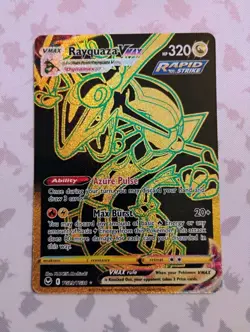 Rayquaza VMAX (Secret) TG29/TG30 Silver Tempest Trainer Gallery Pokemon Card NM - Image 1