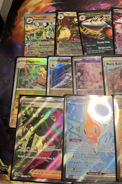 Pokemon SWSH/Mega Evolution Full Art, PokeBall, MasterBall, Lot Of 16 Cards NM - Image 2