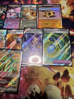Pokemon SWSH/Mega Evolution Full Art, PokeBall, MasterBall, Lot Of 16 Cards NM - Image 4