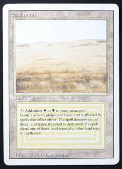 Savannah Magic Card Dual Land Revised MTG Reserved List - Image 3