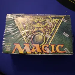 MTG: VISIONS SET empty Booster Pack display box, NO CARDS, 1997 VG+ cond - Image 1