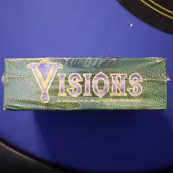 MTG: VISIONS SET empty Booster Pack display box, NO CARDS, 1997 VG+ cond - Image 2