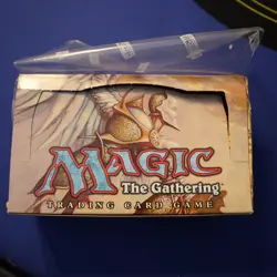 MTG: URZA'S SAGA SET empty Booster Pack display box, NO CARDS, 1998 VG+ cond - Image 1