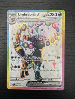 UMBREON AND ESPEON EX PRISMATIC EVOLUTIONS 175 & 176 PROMO CARDS - Image 2