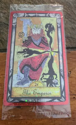 MetaZoo Seance THE EMPEROR Tarot Card, Full Holo, Sealed, Big Box - Image 2