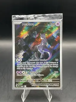 Pokemon Mewtwo 052 Sv: Scarlet & Violet 151 Promo Card Holo (Sealed) - Image 1