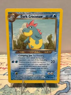 Pokemon TCG Dark Croconaw Neo Destiny Card 32/105 Unlimited Uncommon - Image 1