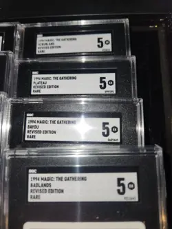 full set SGC graded revised dual lands mtg - Image 4