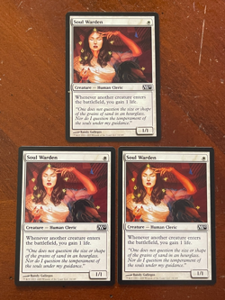 MTG Magic the Gathering Soul Warden Magic 2010 M10 NM Multiple Available - Image 1