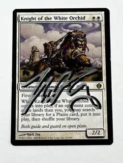 MTG Magic Knight Of The White Orchid Signed Artist Proof X1 ORI Origins Mark Zug - Image 1