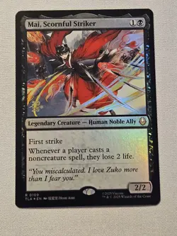 Mai Scornful Striker Foil MTG Prerelease Promo NM - Image 1