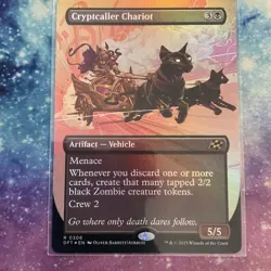 Cryptcaller Chariot (FOIL) x1 - MTG Aetherdrift DFT #306 - Image 1