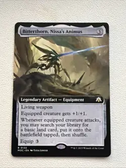 Bitterthorn, Nissa's Animus Extended Art, Commander March of the Machine Regular - Image 1