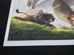 MTG Jason Chan Magic The Gathering Autographed Print Apocalypse Hydra - Image 3