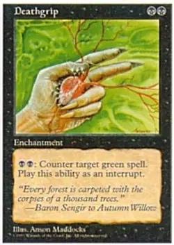 Deathgrip - Fifth Edition #25 MTG Magic The Gathering - Image 1