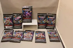 MAGIC THE GATHERING ADVENTURES IN THE FORGOTTEN REALMS LOT OF 10 PACKS c - Image 1