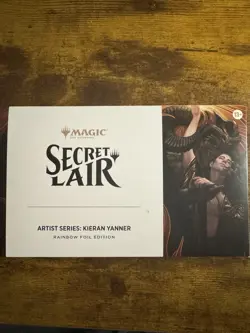 MTG Secret Lair Artist Series: Kieran Yanner Rainbow Foil Edition Sealed In Hand - Image 1