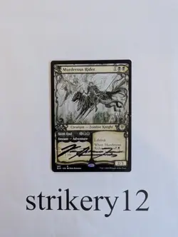 1x Murderous Rider - Throne of Eldraine - Signed by Ravenna Tran - MTG - Image 1