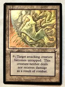 Maze of Ith - 1994 Magic the Gathering MTG The Dark - Near Mint - Free Shipping - Image 1