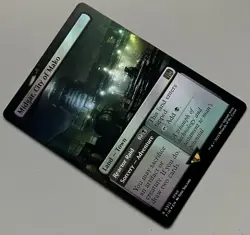 MTG Final Fantasy Midgar, City of Mako Land - Town RARE FOIL #0313 - Image 2