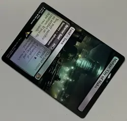 MTG Final Fantasy Midgar, City of Mako Land - Town RARE FOIL #0313 - Image 4