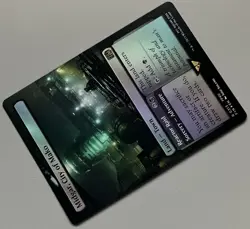 MTG Final Fantasy Midgar, City of Mako Land - Town RARE FOIL #0313 - Image 5