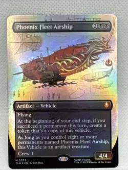 Phoenix Fleet Airship - 323 - MTG Avatar: The Last Airbender - Borderless - FOIL - Image 1