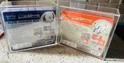 Pokemon TCG Sun and Moon Base Set ETB Set of 2 - Brand New Sealed With CASES - Image 2