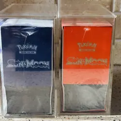 Pokemon TCG Sun and Moon Base Set ETB Set of 2 - Brand New Sealed With CASES - Image 5