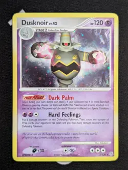 Dusknoir - 2/130 - Pokemon Diamond & Pearl Holo Rare LP - Image 1