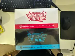 Black Bolt & White Flare Pokemon Center Elite Trainer Box Sealed ETB - Image 3