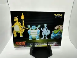 Topps Blue Logo-Pokemon Mewtwo Strikes Back-Round One Equals Defeat-26 Holo NM/M - Image 1