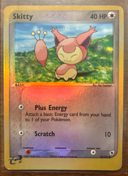 Skitty 70/109 Ruby and Sapphire Reverse Holo Pokemon TCG NM/LP Free Shipping - Image 1
