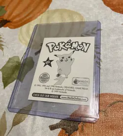 1999 Merlin Nintendo Pokemon Stickers Mew S23 Special Glitter Holo NM - Image 2