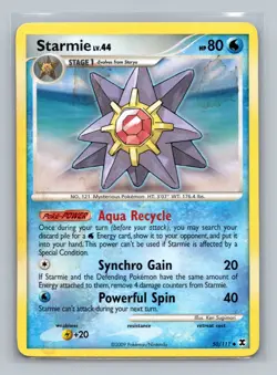 Pokemon TCG Starmie 50/111 Rising Rivals Normal DMG - Image 1